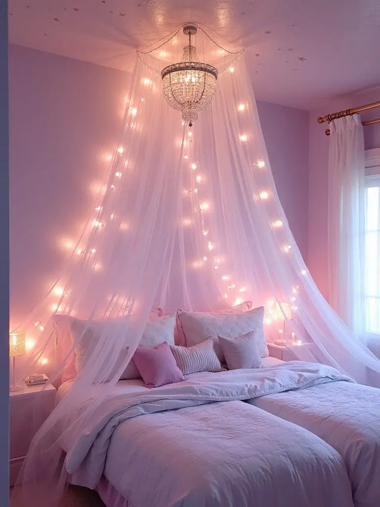 whimsical pastel and accent colors