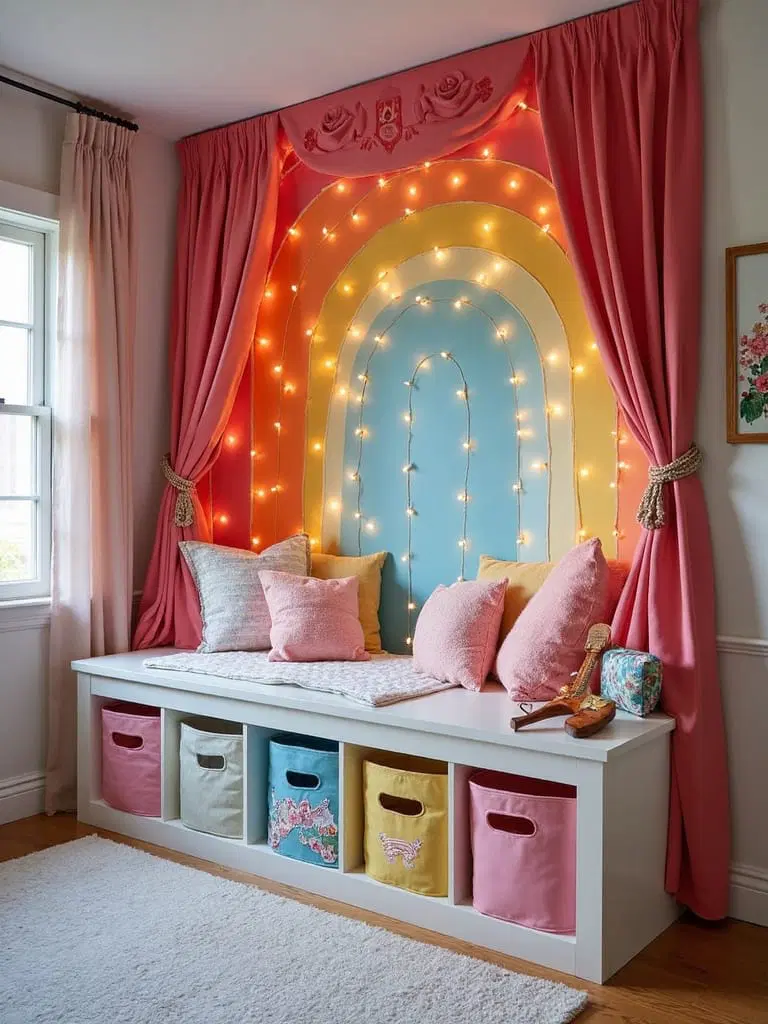 colorful children's performance stage