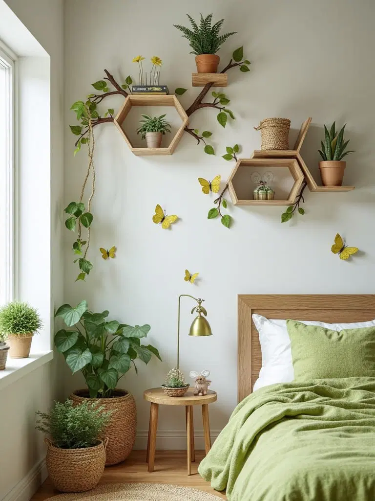 nature inspired kids room decor
