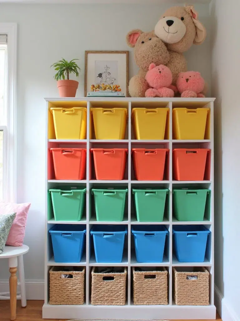 organized by color coding