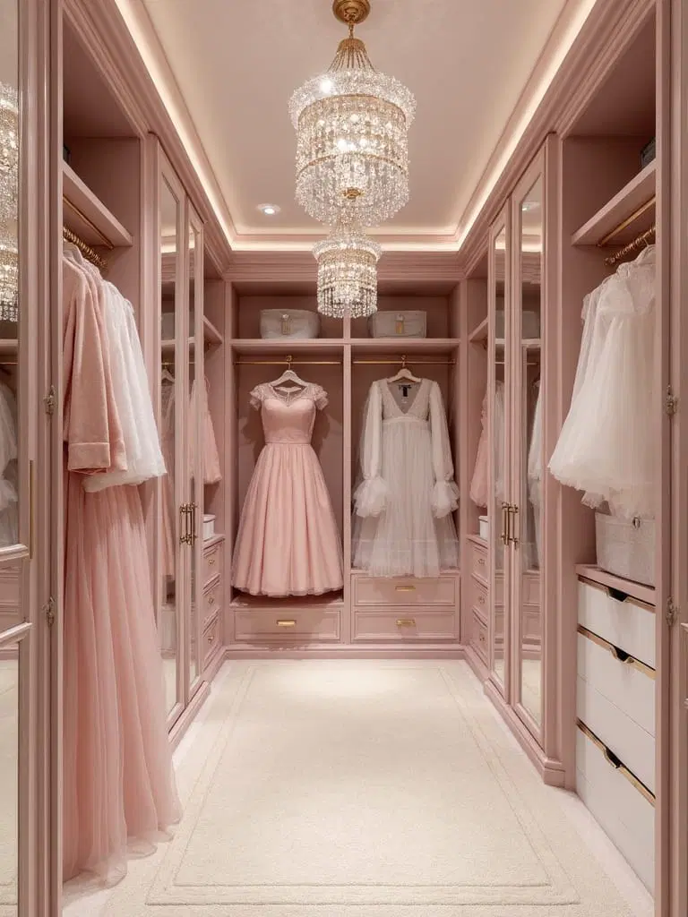 efficient closet organization display