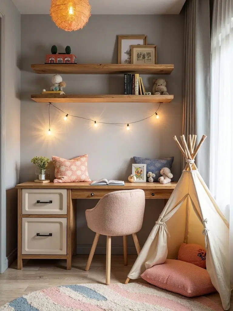 inviting kids study zone