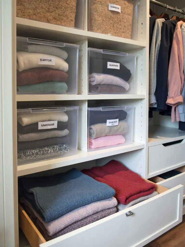 seasonal clothes rotation system