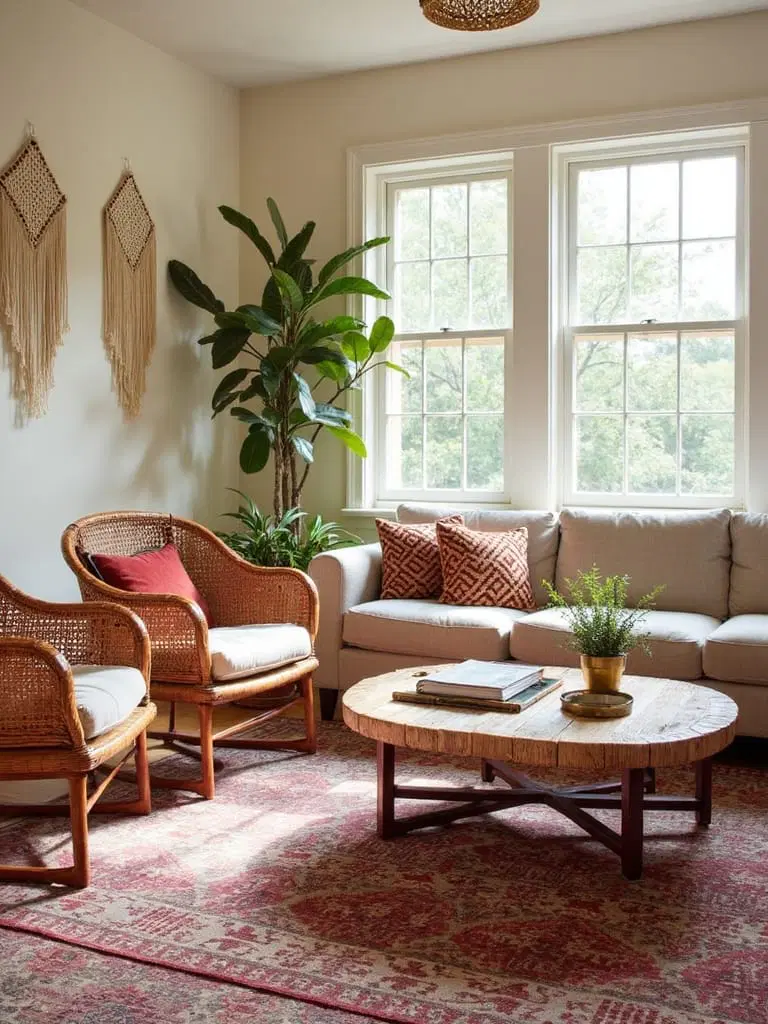 fusion of vintage and modern decor