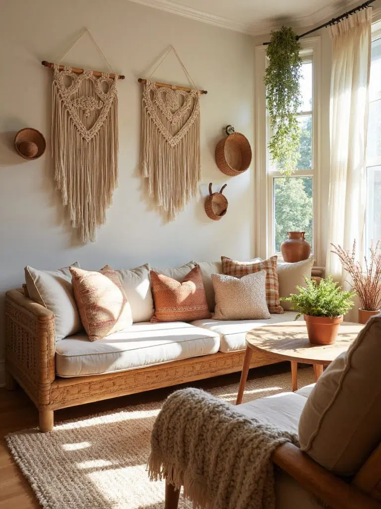 handmade boho decor accents