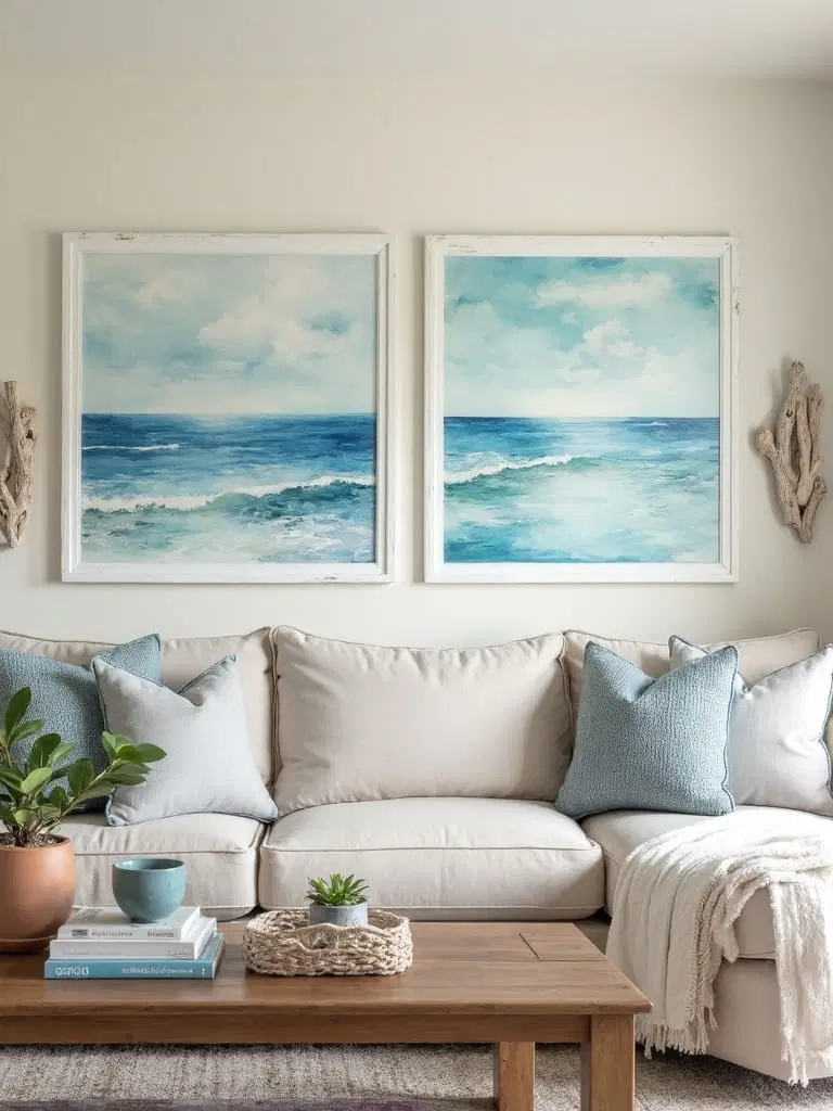 seaside themed artistic creations