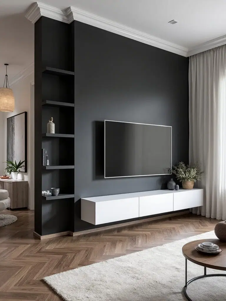 monochrome geometric design style