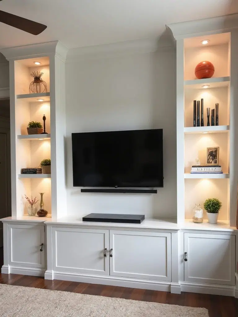 balanced interior storage solution