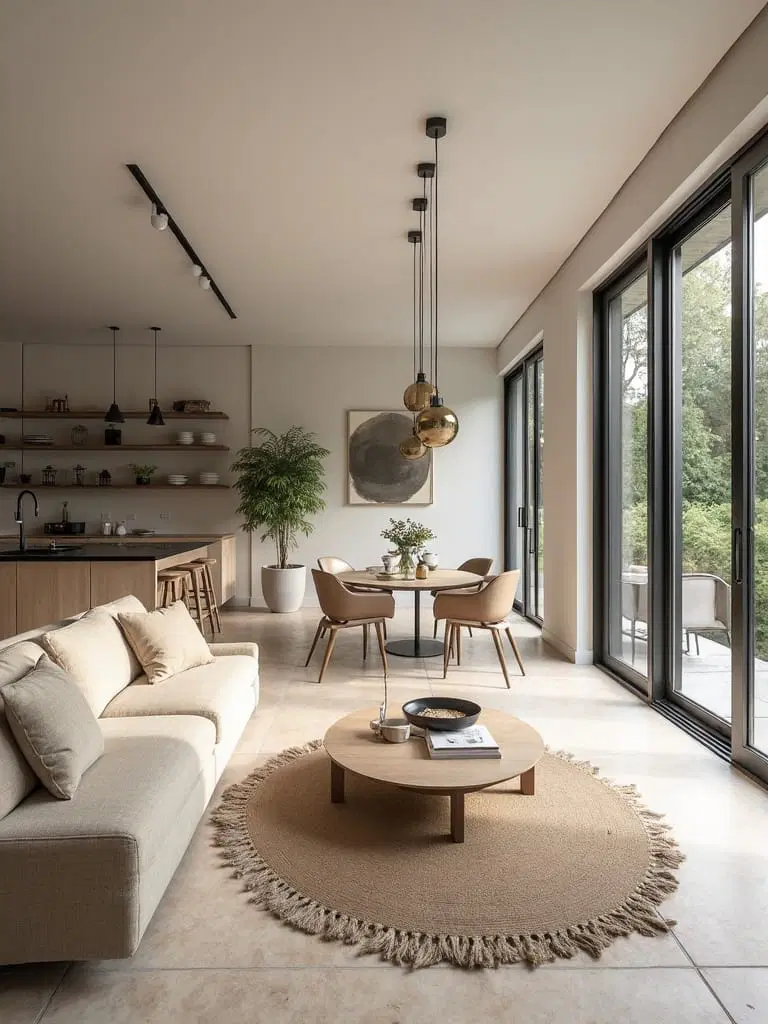 spacious uncluttered living spaces