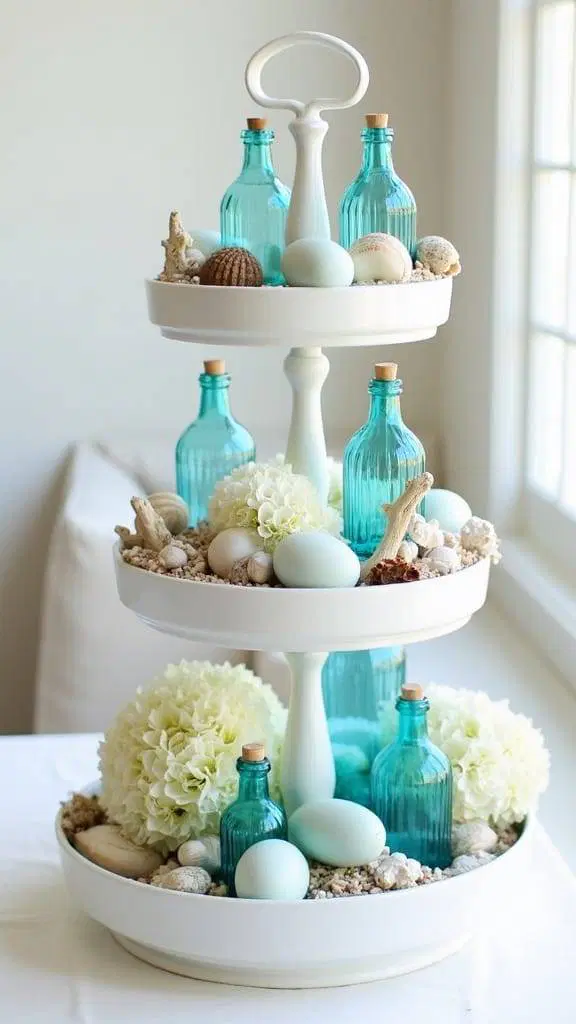 coastal themed spring decor