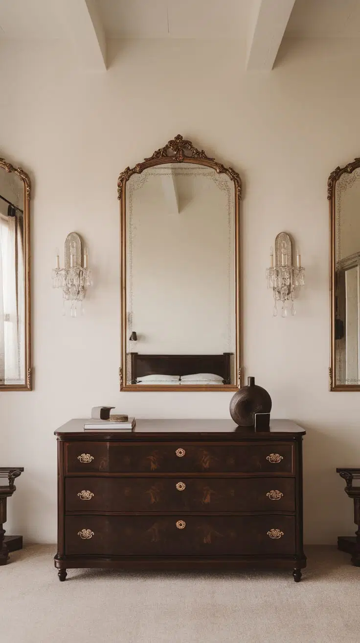 mirror with sconce lighting