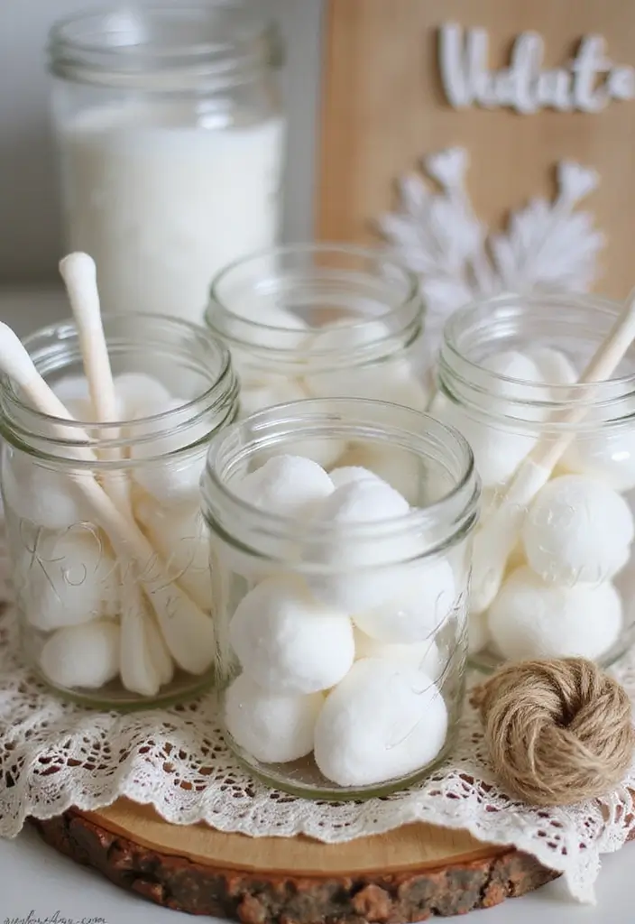 mason jar farmhouse bathroom organizer ideas