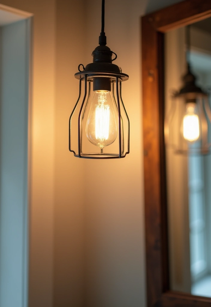 rustic farmhouse bathroom lighting fixtures