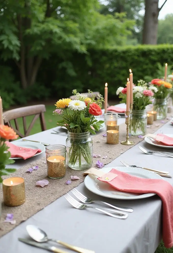 diy centerpiece ideas for outdoor parties