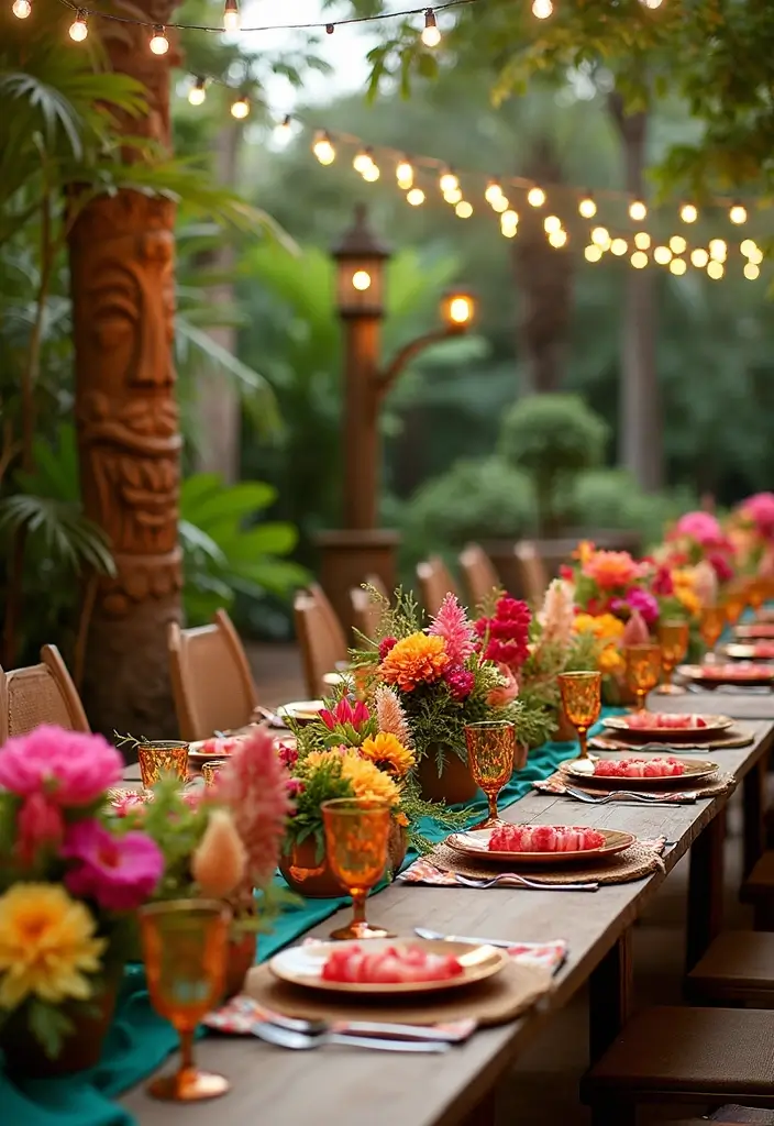 themed decor ideas for backyard parties