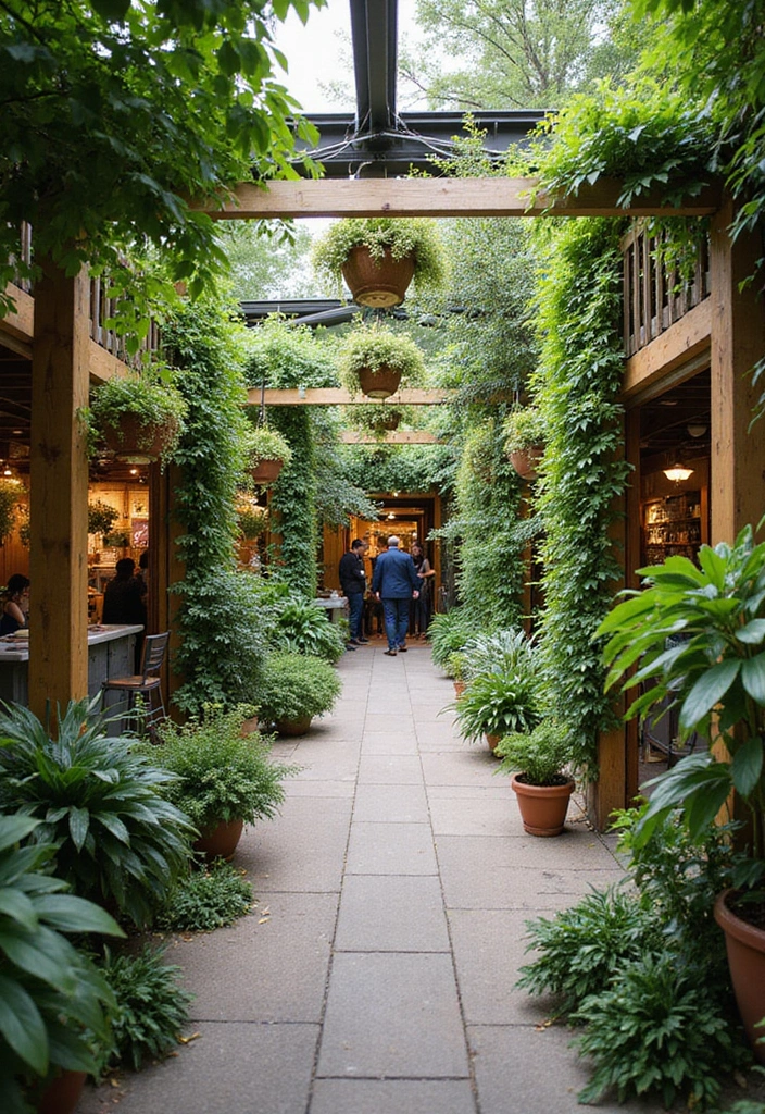 lush greenery decor for outdoor parties