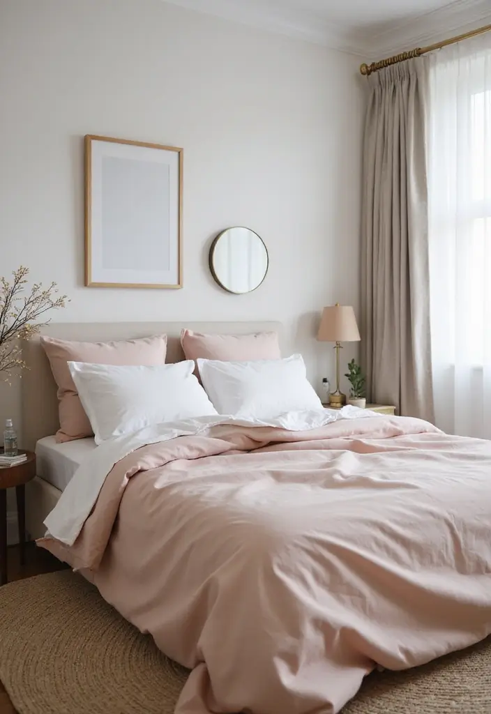 soft pastel bedroom cozy dreamy retreat