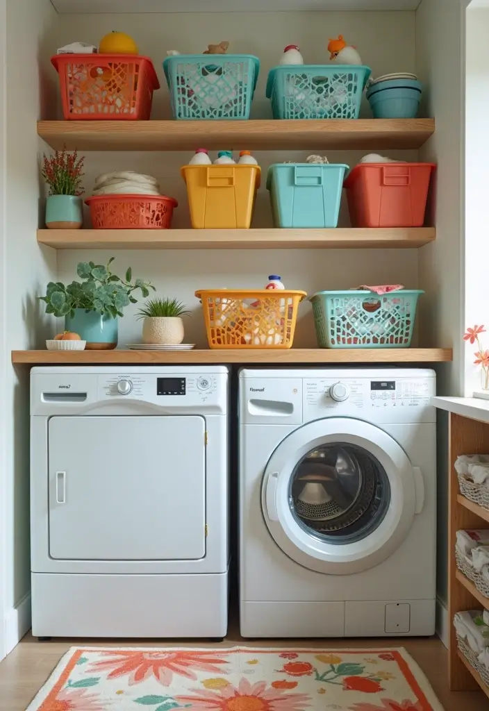fun storage solutions for kids laundry