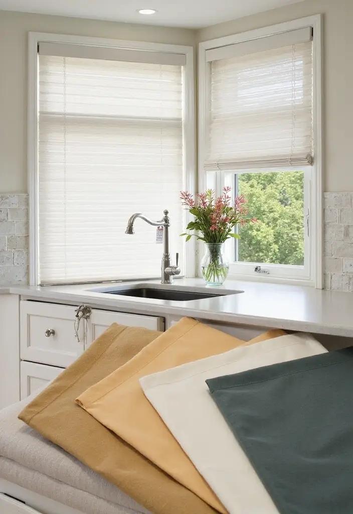 choosing color for kitchen blinds