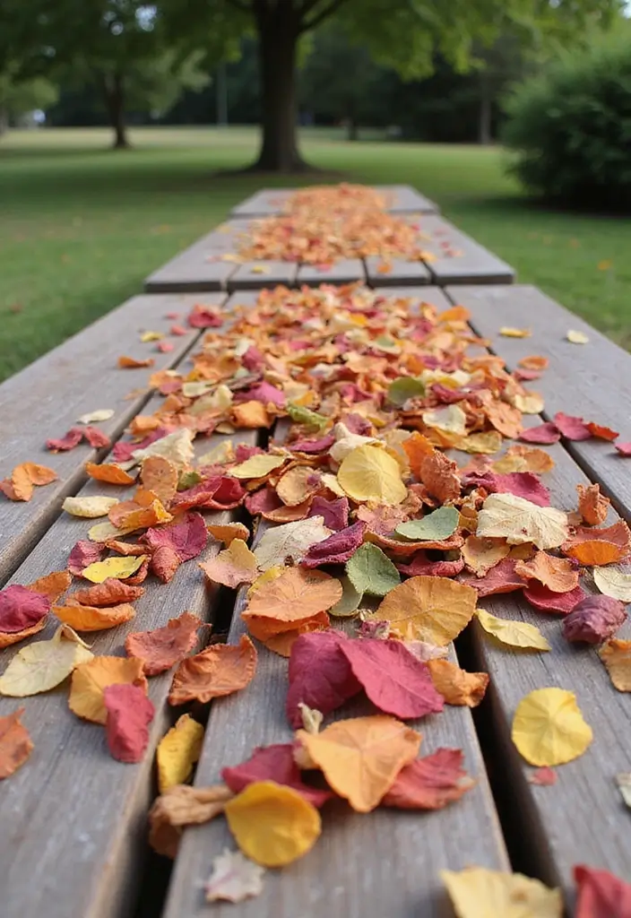 biodegradable confetti from dried flowers