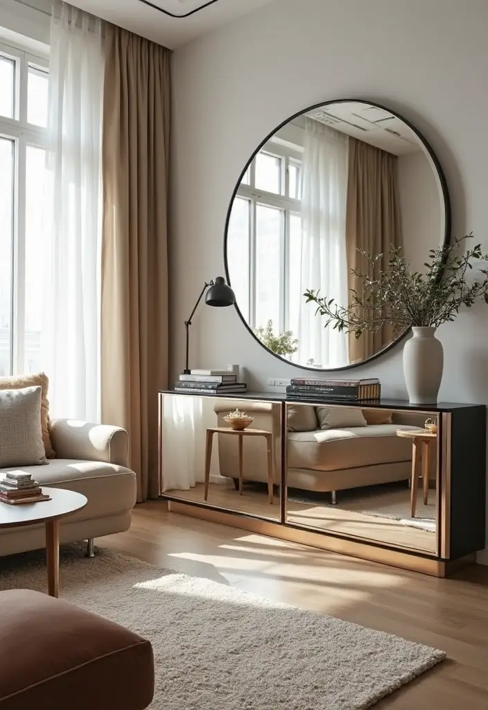 mirror making room look bigger