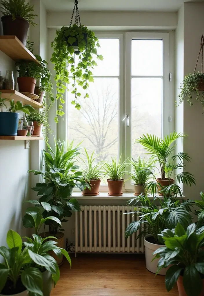 indoor plants small apartment decor