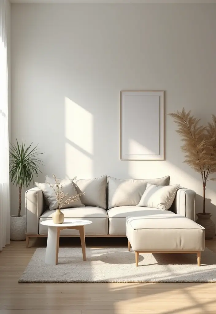 minimalist small apartment interior