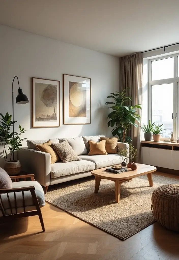 cozy tiny apartment interior