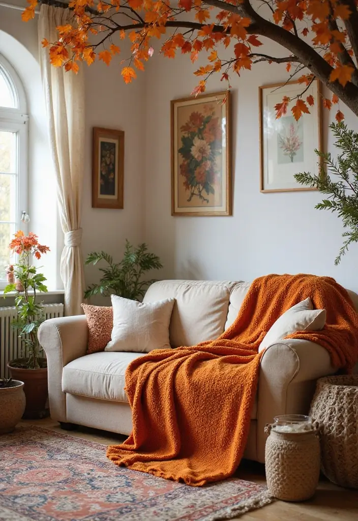 seasonal decor small apartment