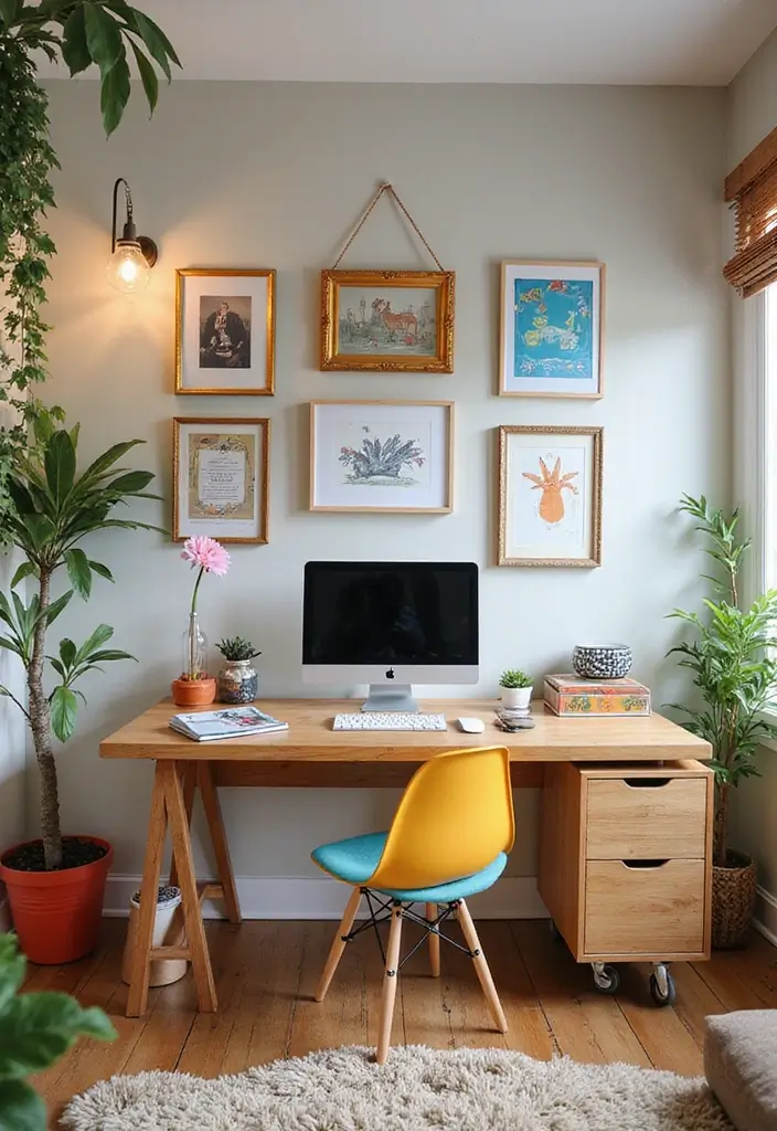 whimsical home office decor