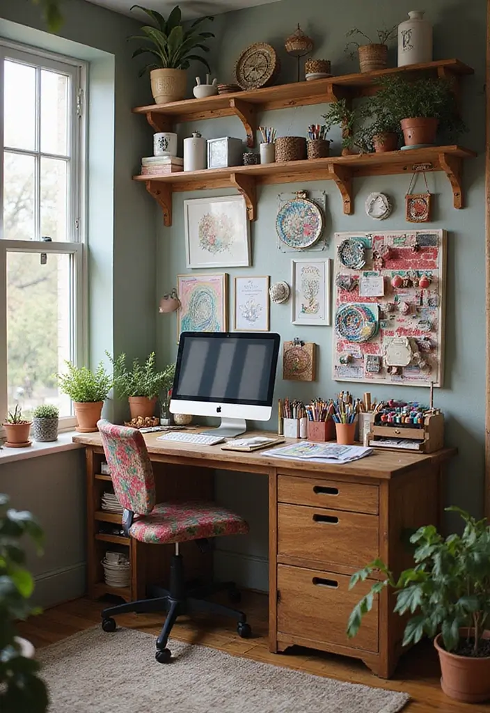 creative home office crafts