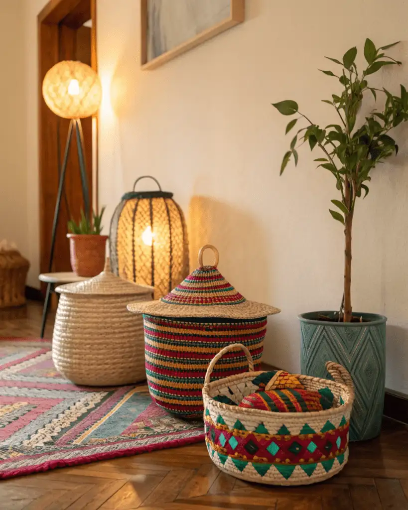 Woven Baskets for Storage and Decor
