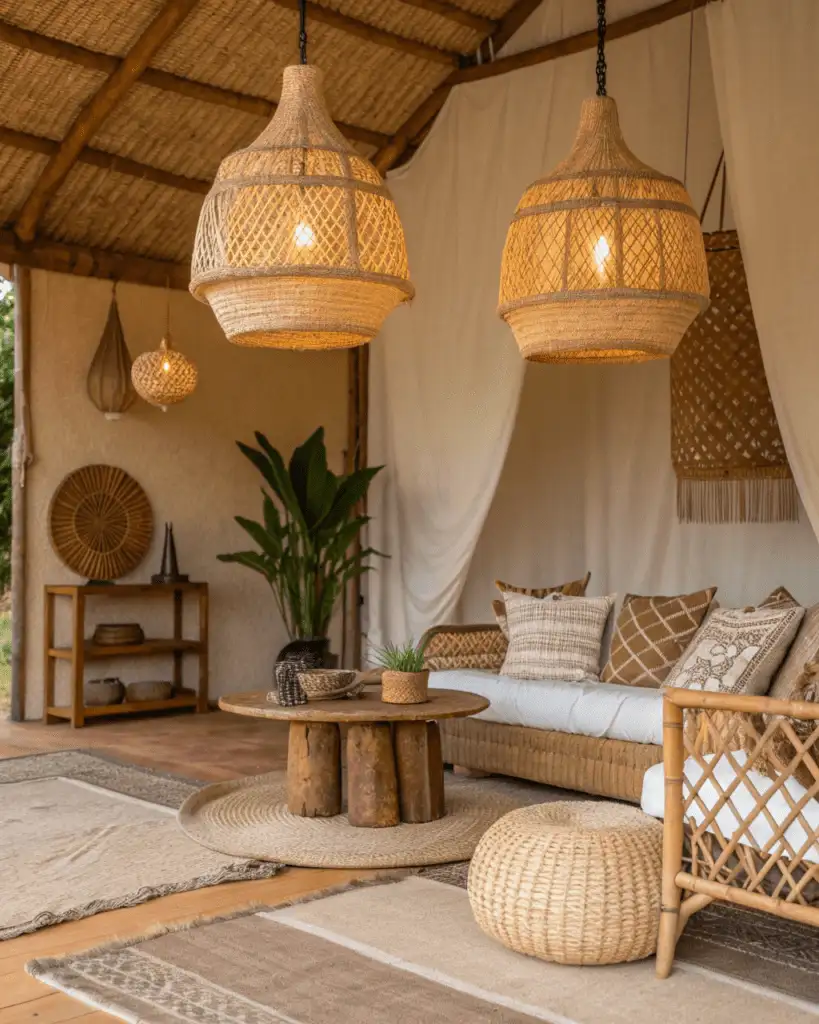 Rattan Pendant Lighting