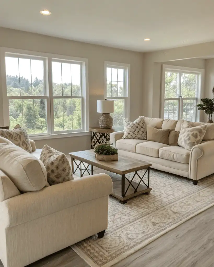 Neutral toned living room