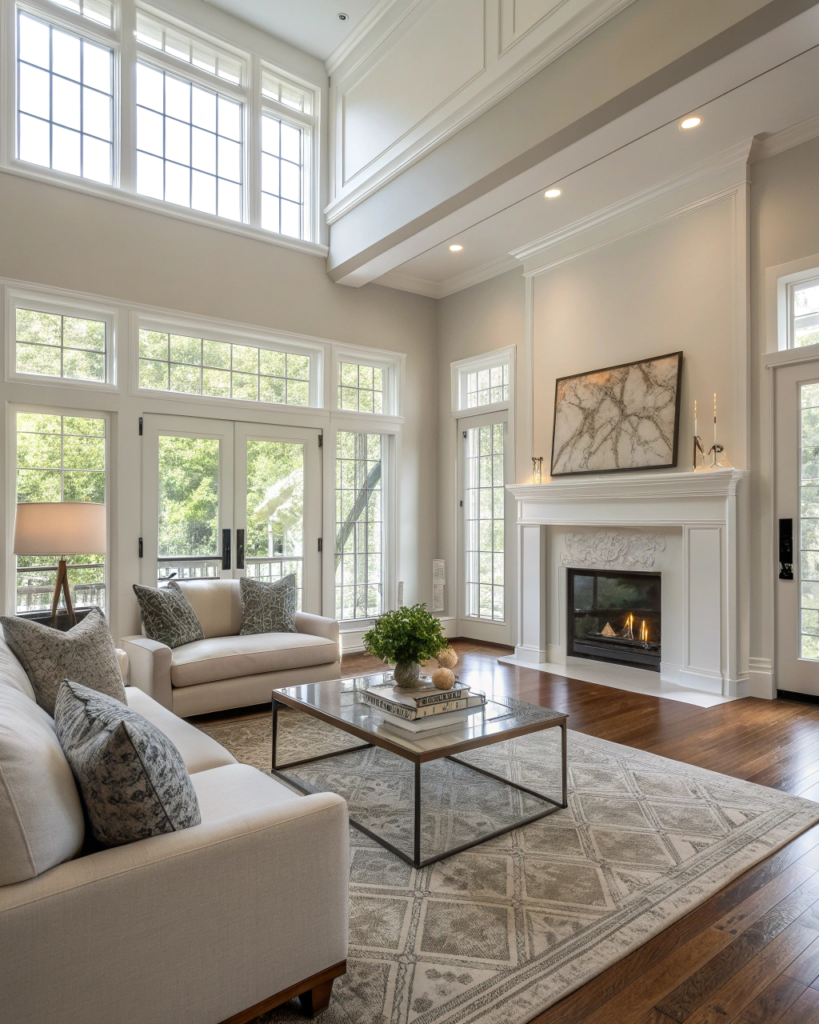 Calm modern living room