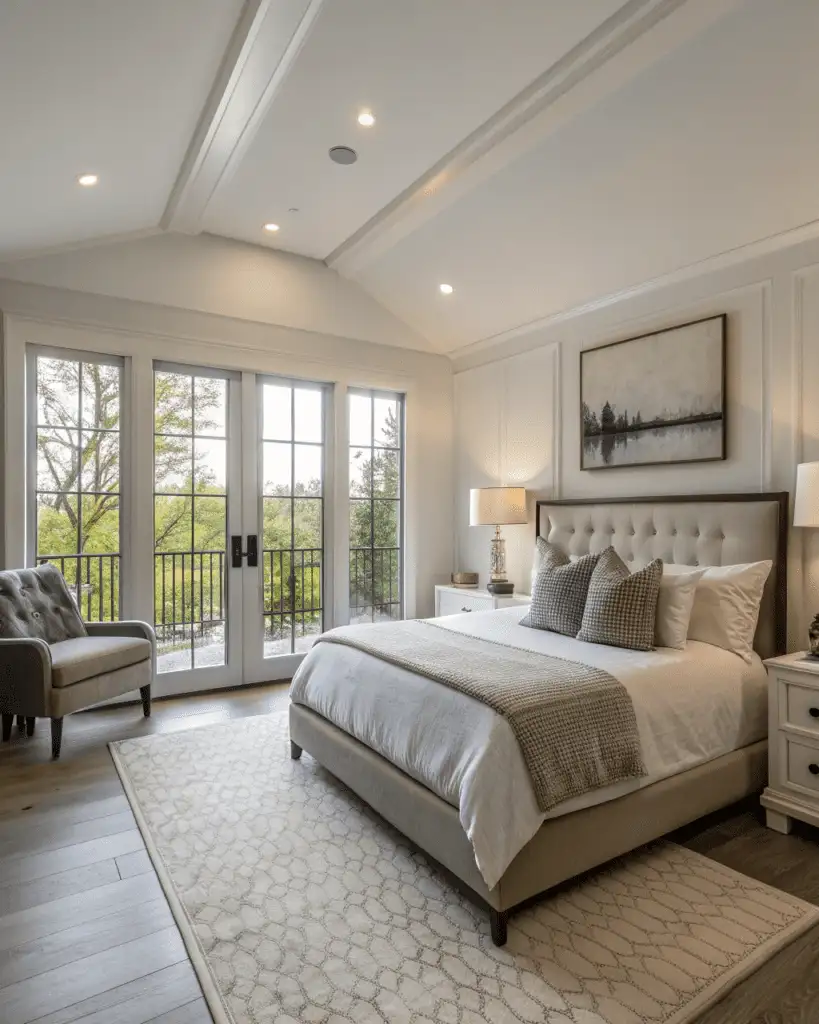 Matte finishes for calming effect