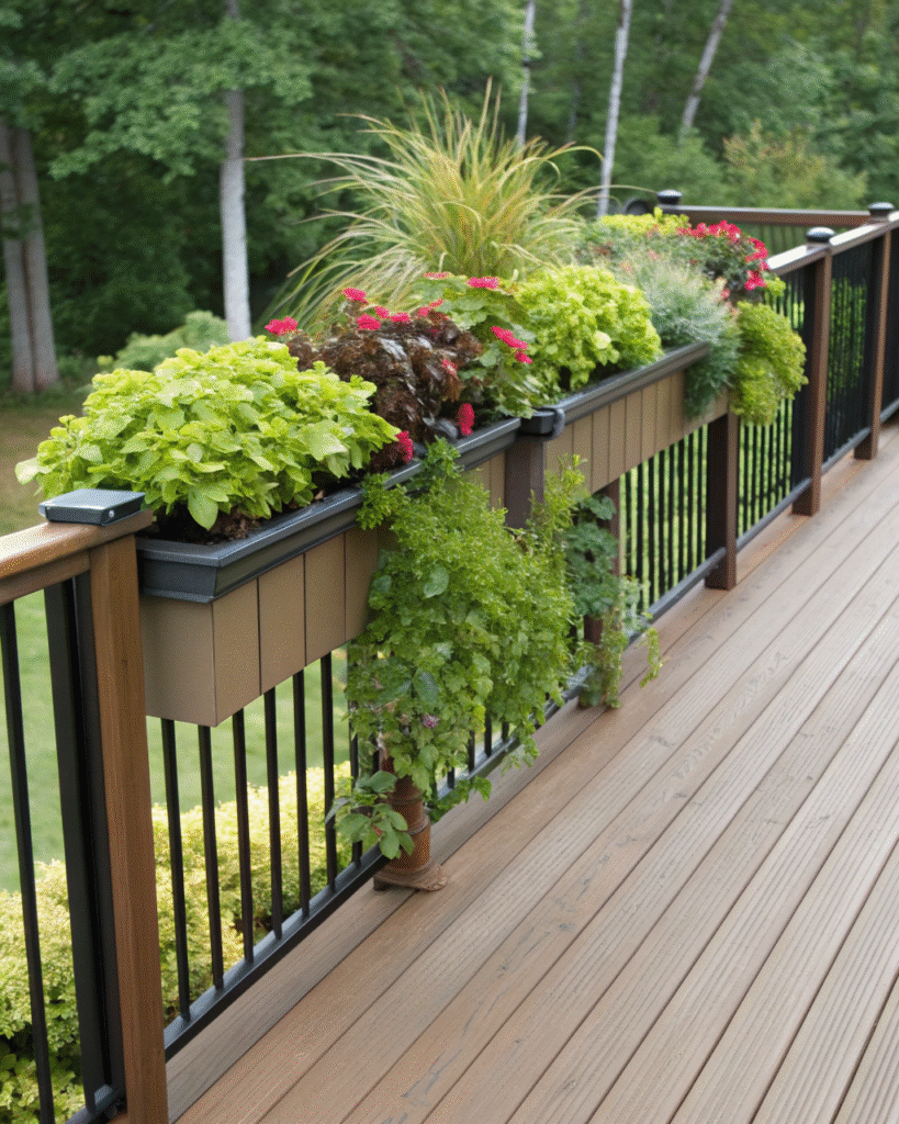 Railing planter