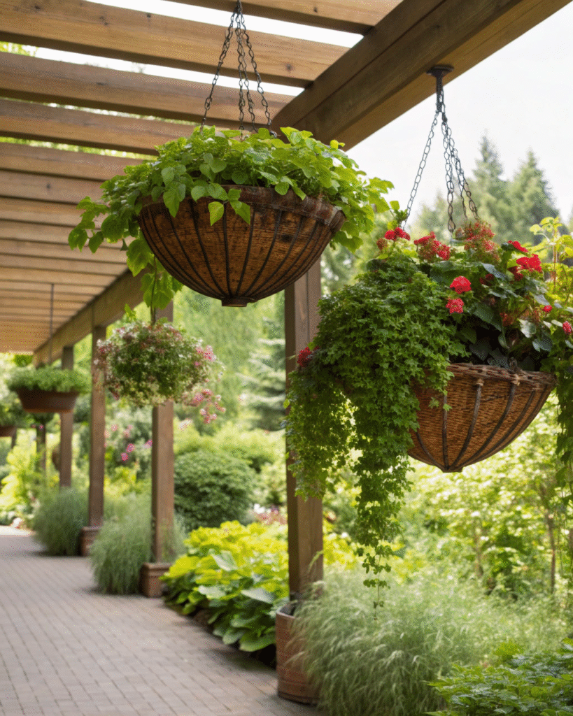 Hanging basket planter