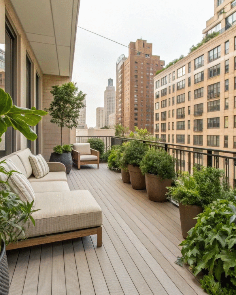 Neutral color_palette on balcony