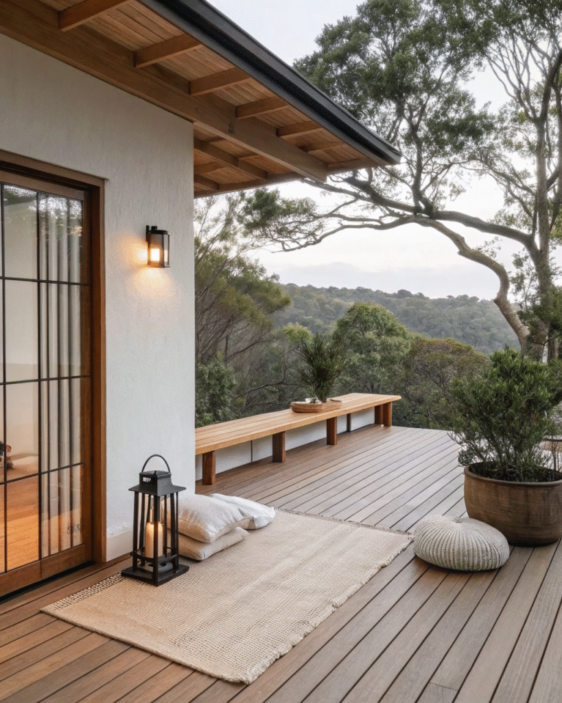 Minimal decor with ceramic vase