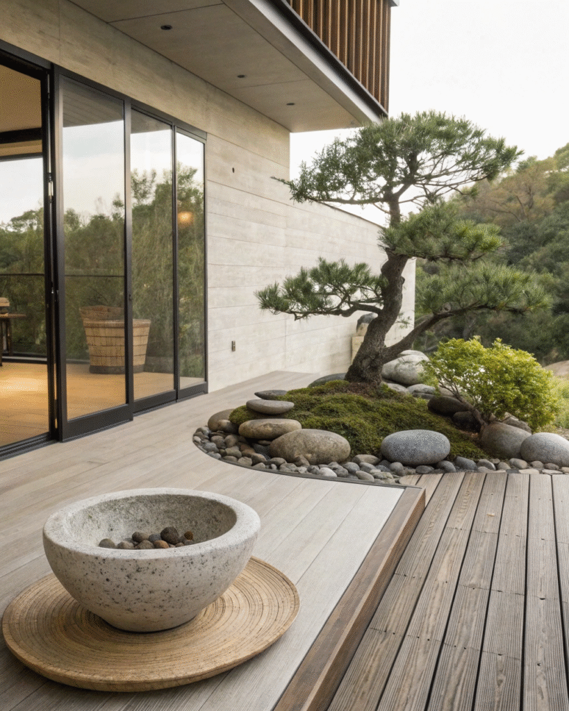 Zen-inspired decor