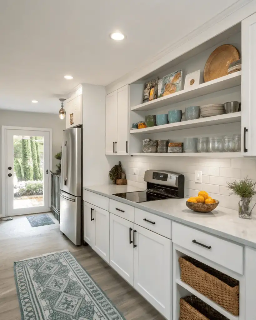 Open Shelving in Kitchen