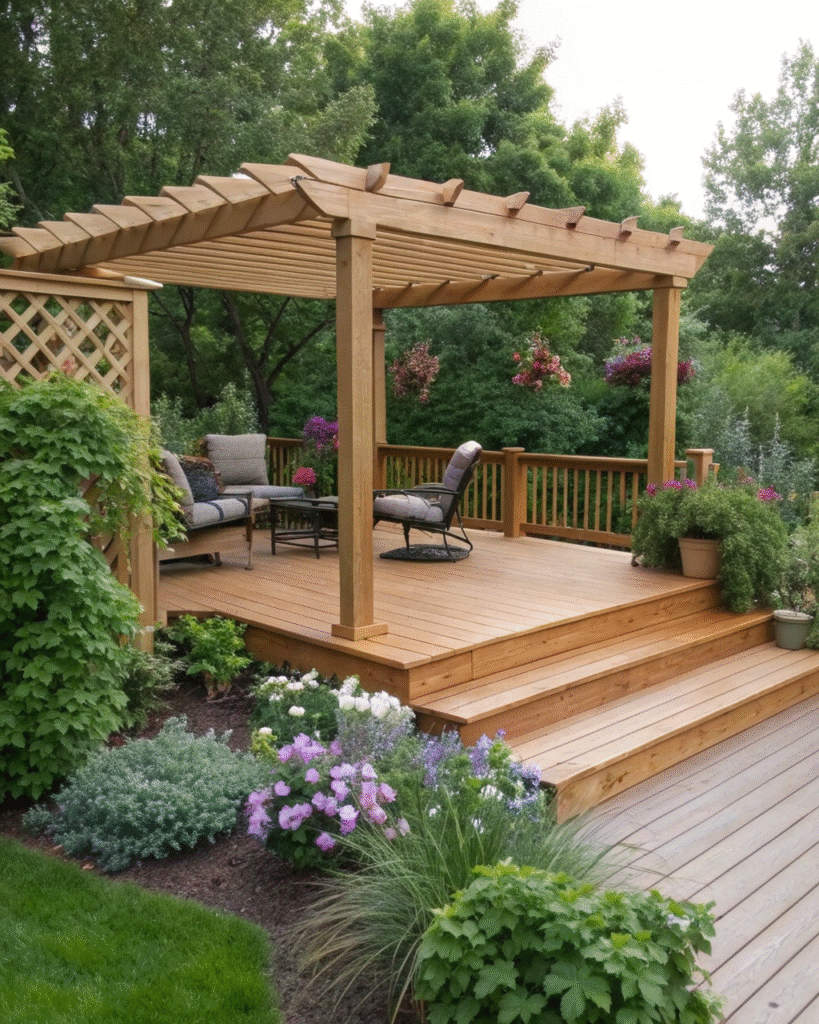 Shaded Pergola Nook