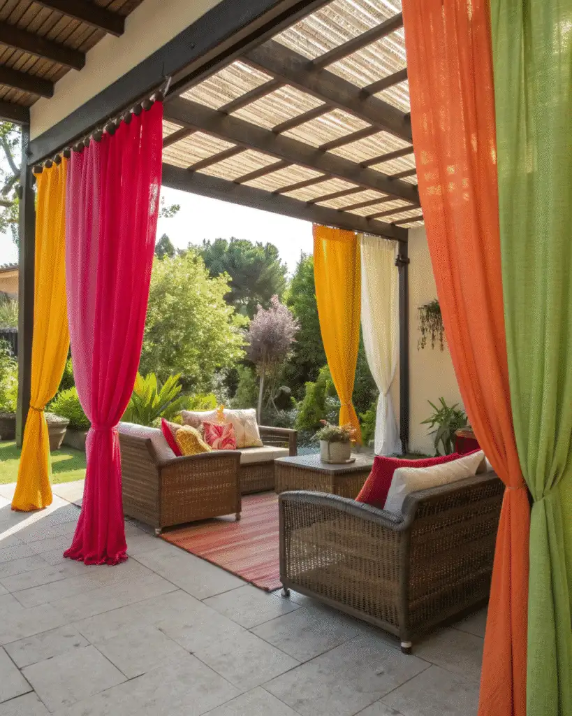 Bright Outdoor Curtains