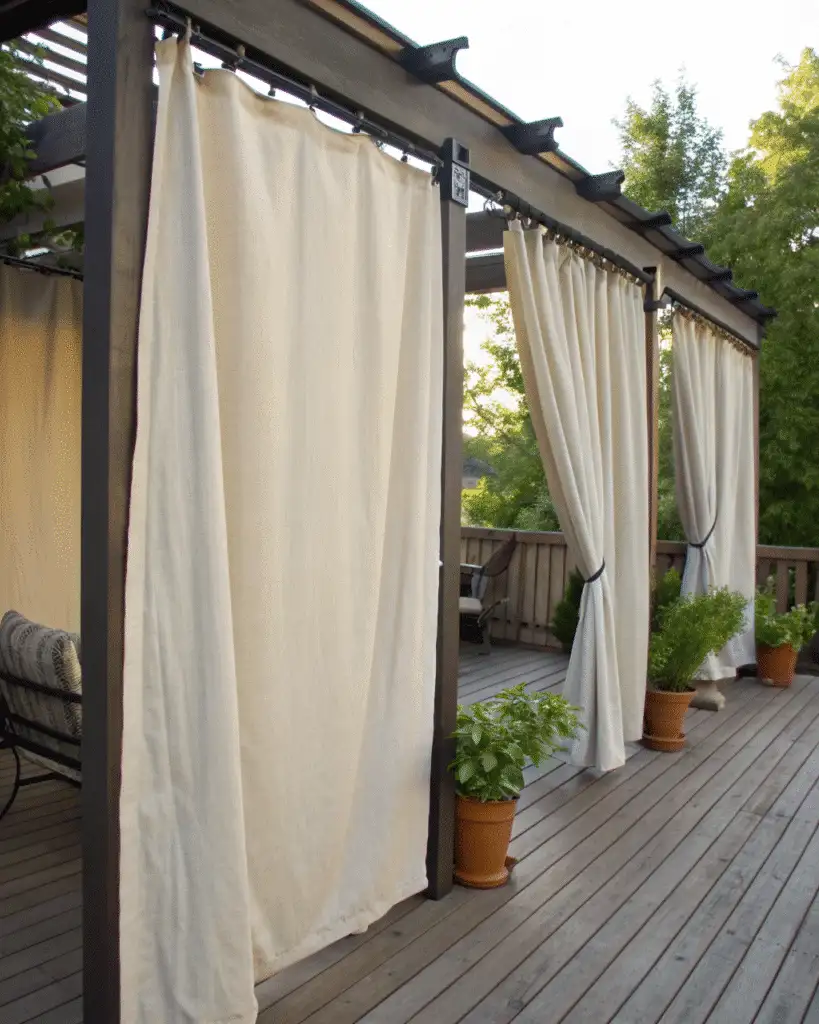 DIY Drop Cloth Curtains