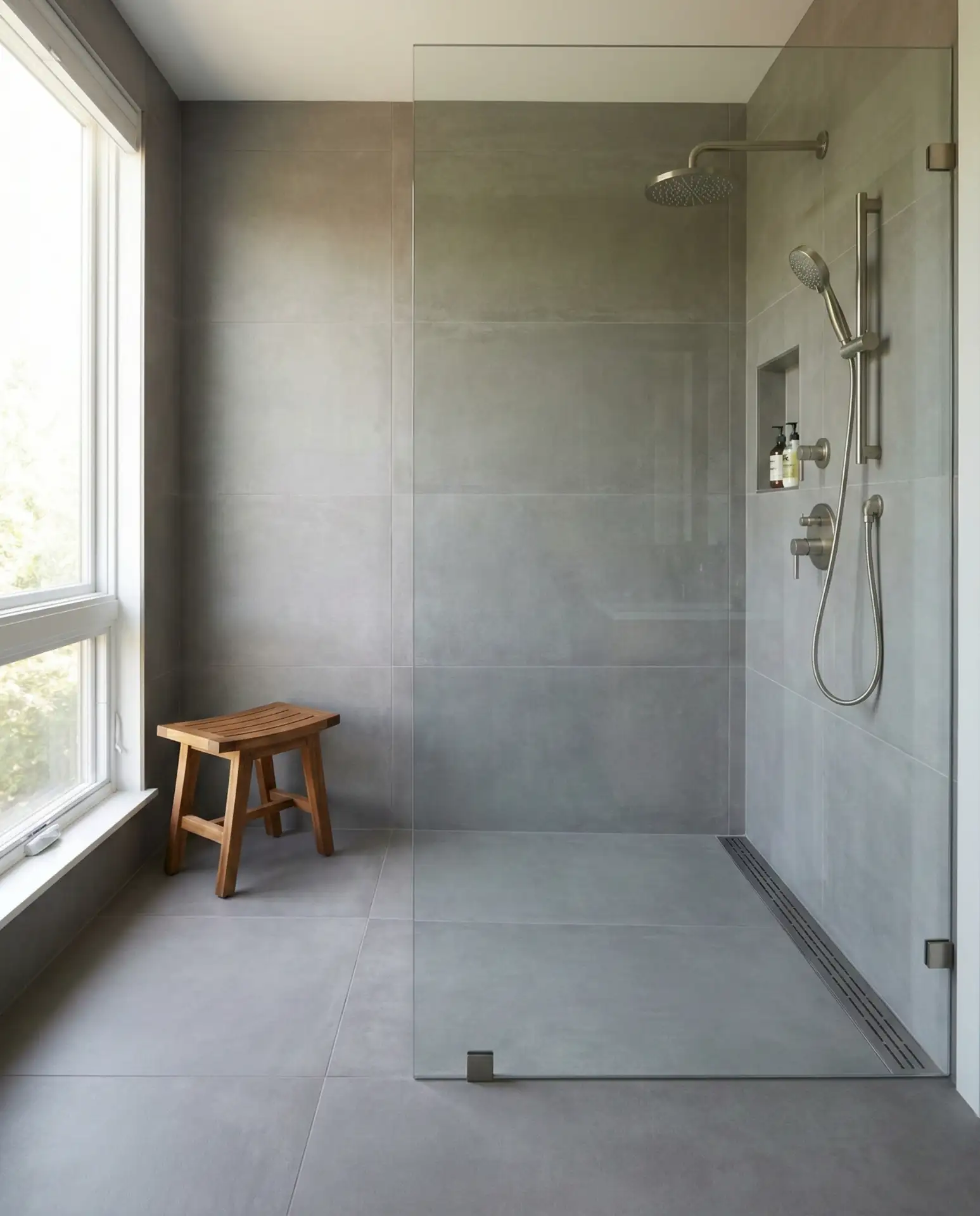Curbless Walk-In Shower Design