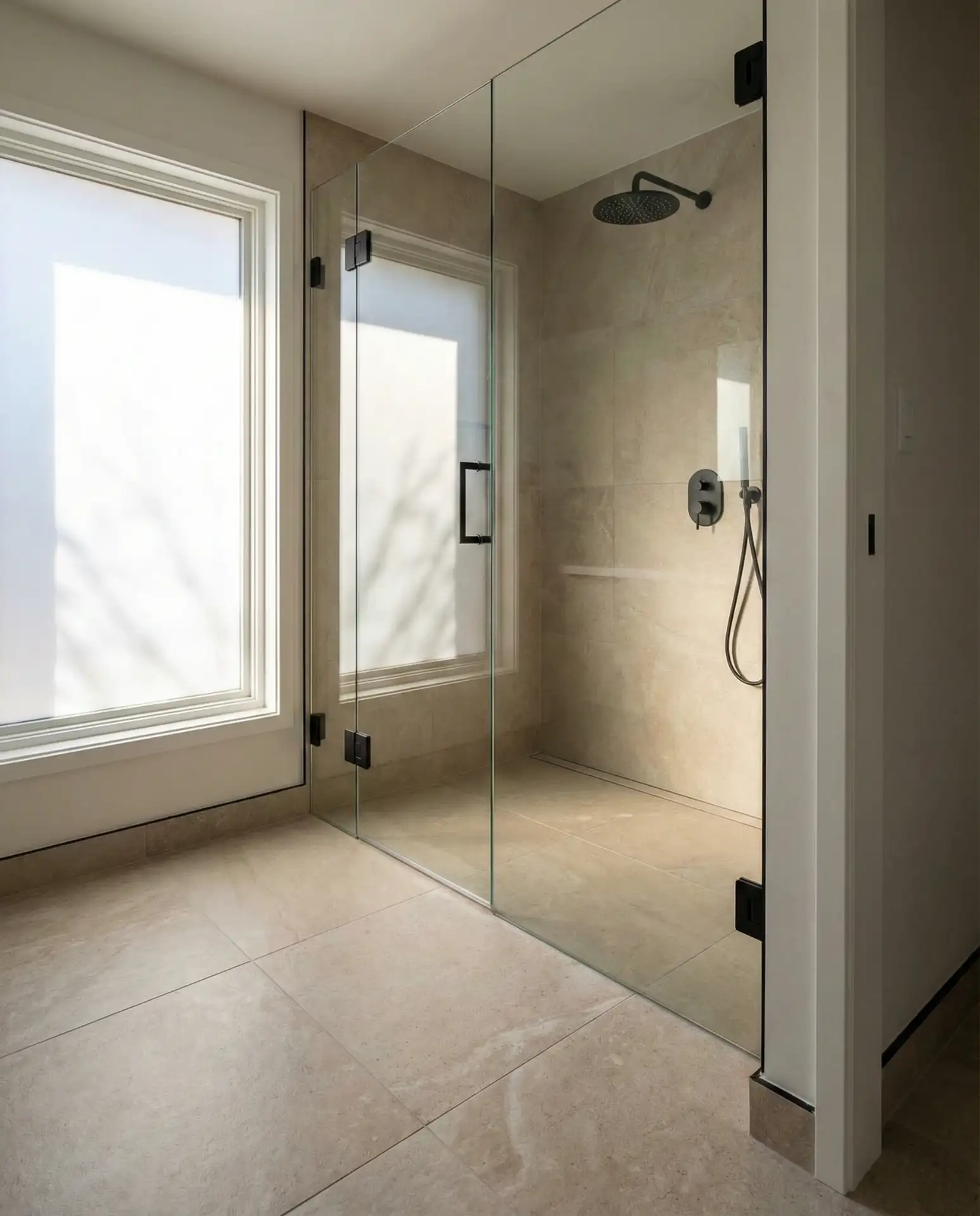 Accessible Curbless Shower Entry