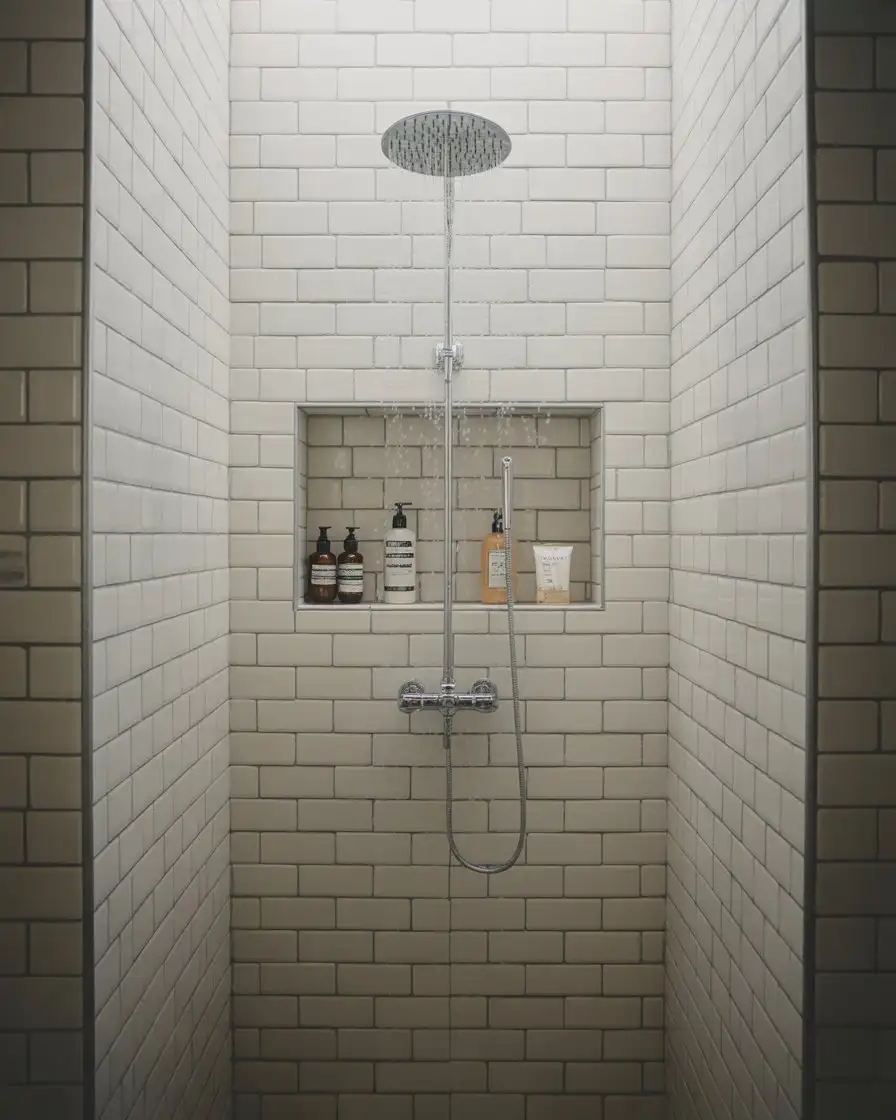 Built-In Shower Storage Niches