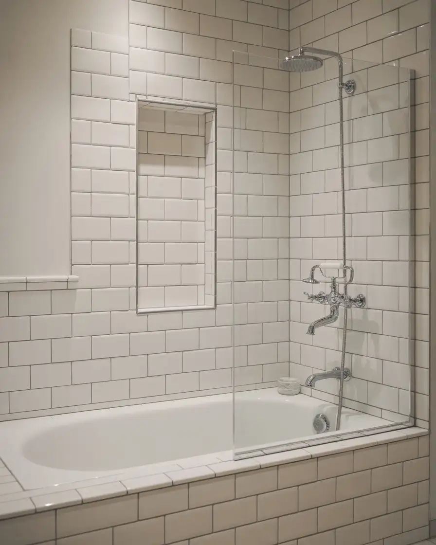 Family-Friendly Shower-Tub Combo