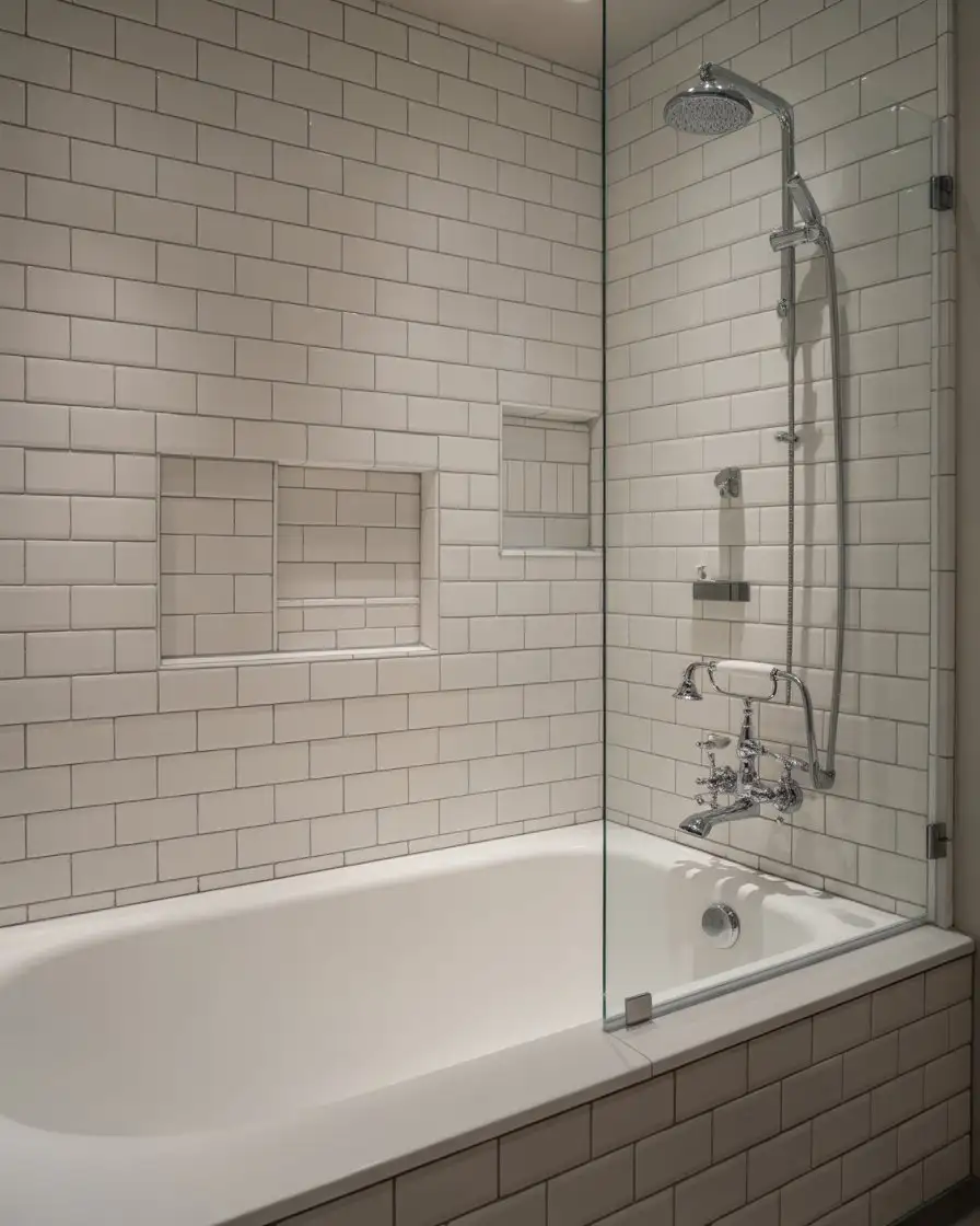 Updated Family Bathroom with Shower-Tub Combo
